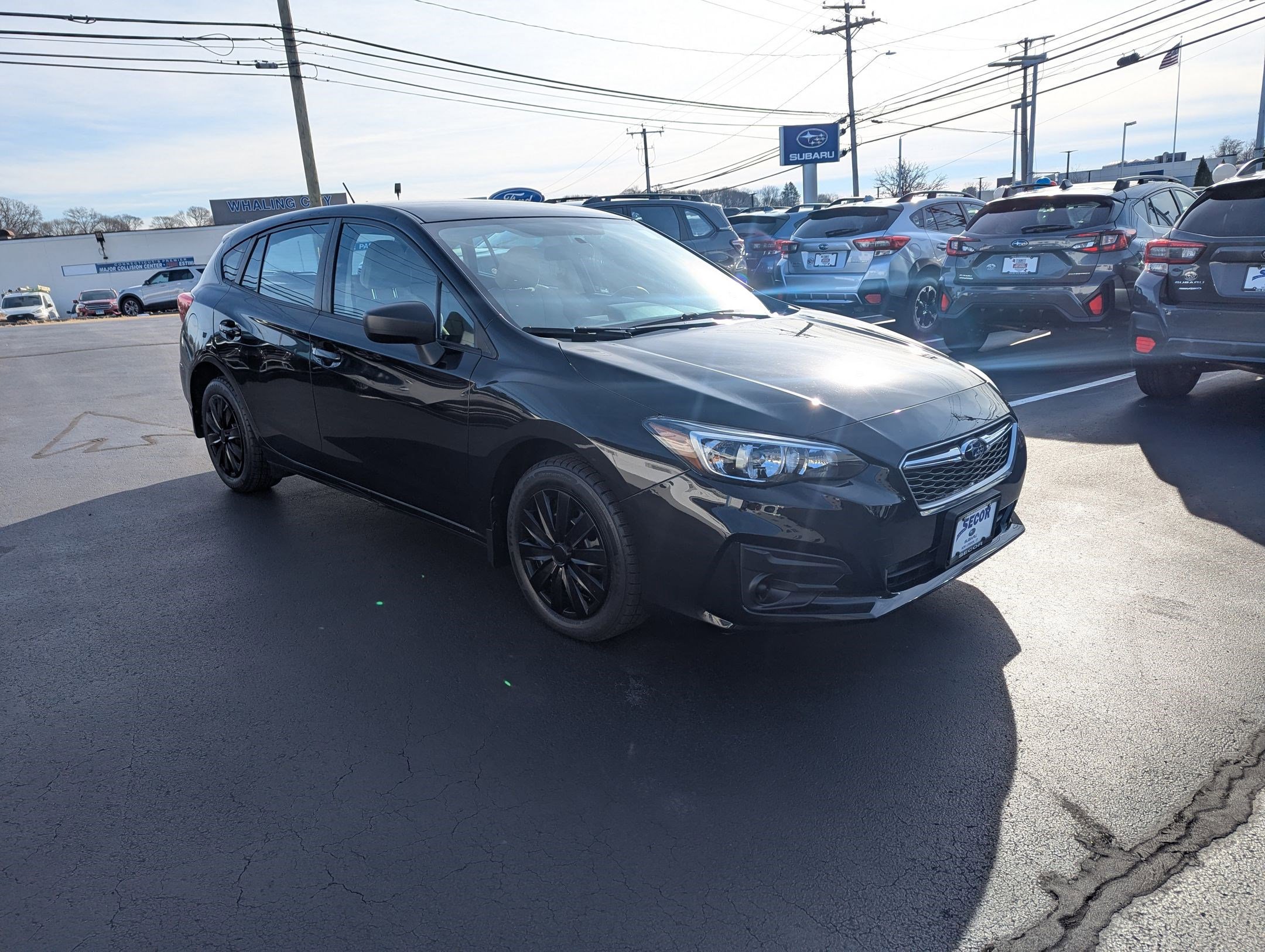 Used 2019 Subaru Impreza Base with VIN 4S3GTAA63K3750945 for sale in New London, CT