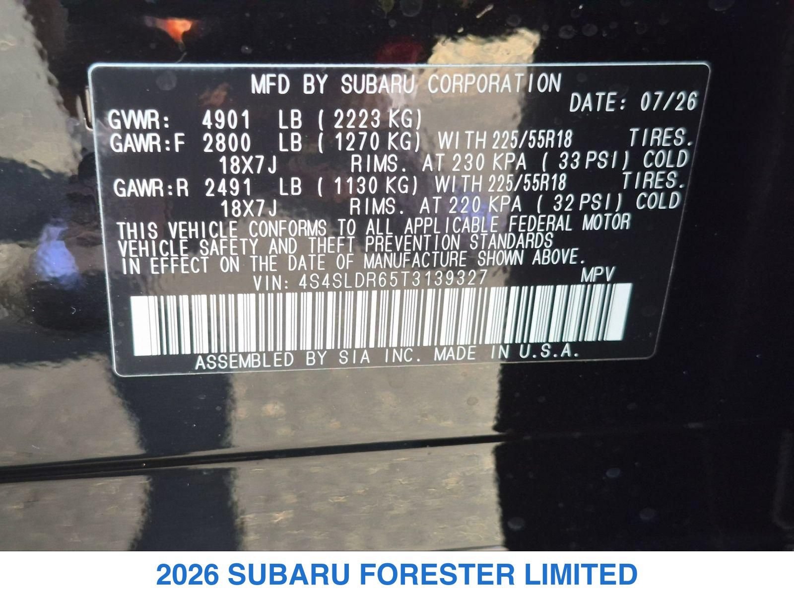 2026 Subaru Forester Limited - Photo 31