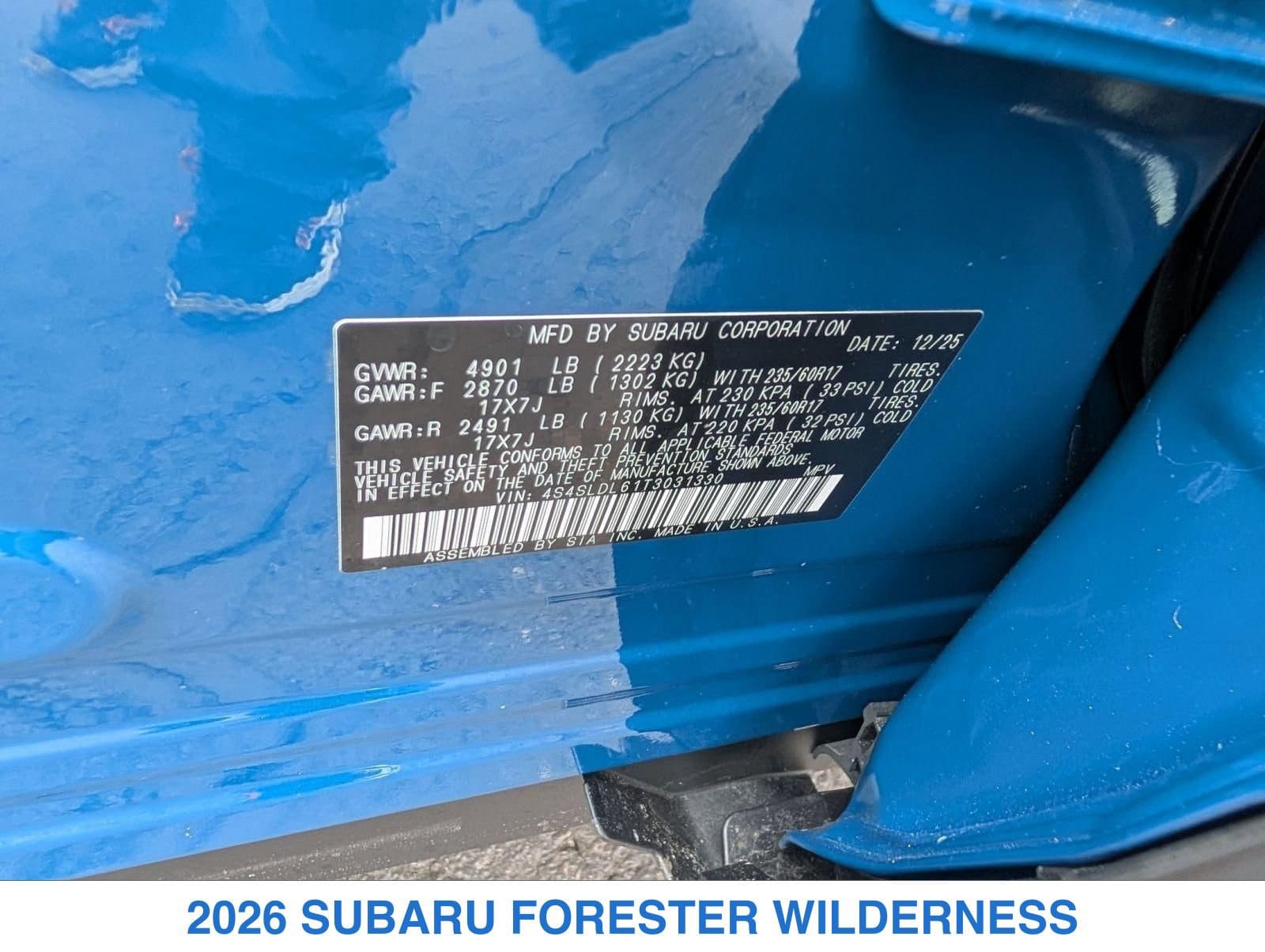 2026 Subaru Forester Wilderness - Photo 33