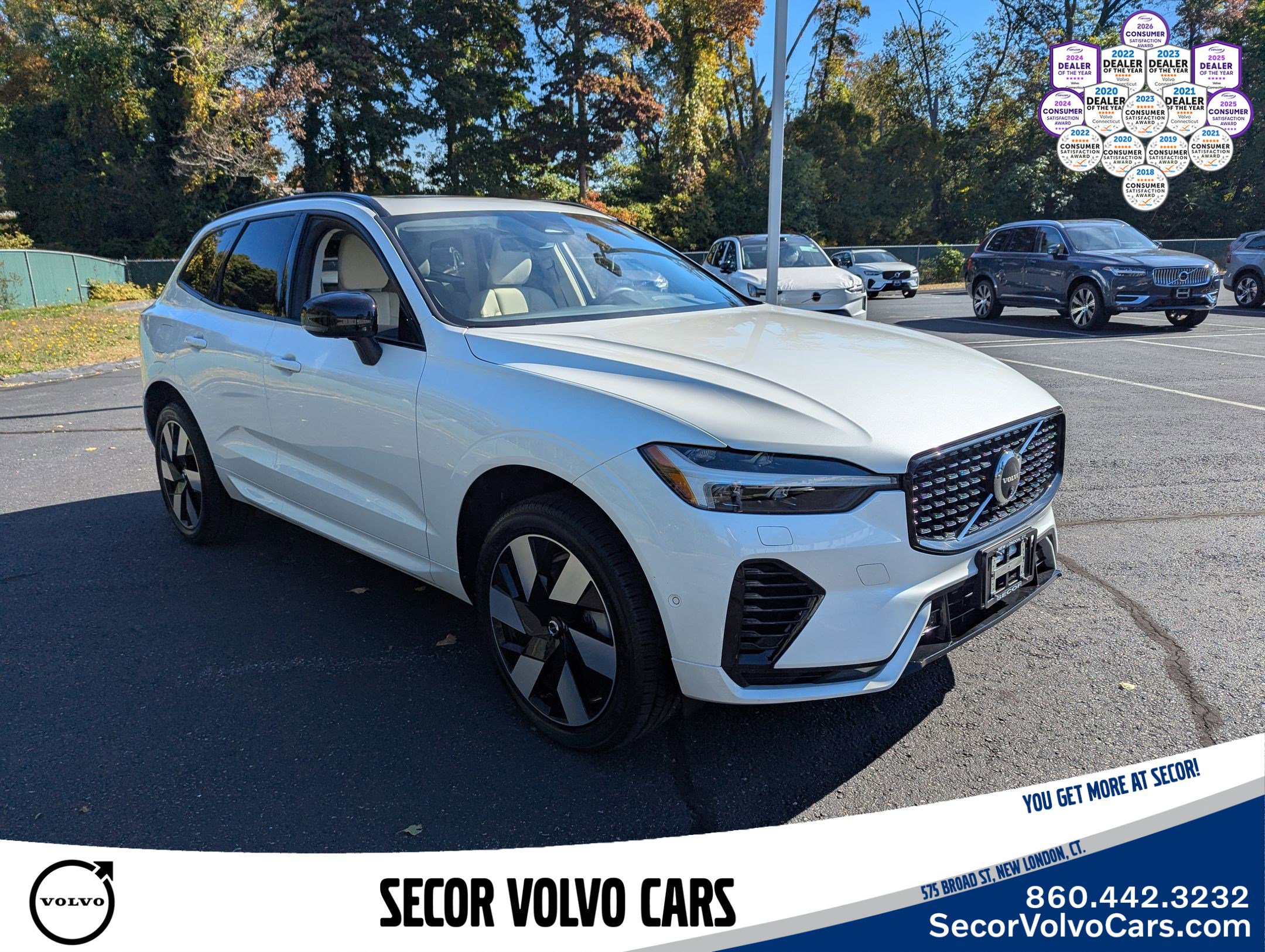 Certified 2024 Volvo XC60 Plus with VIN YV4H60DL9R1763189 for sale in New London, CT