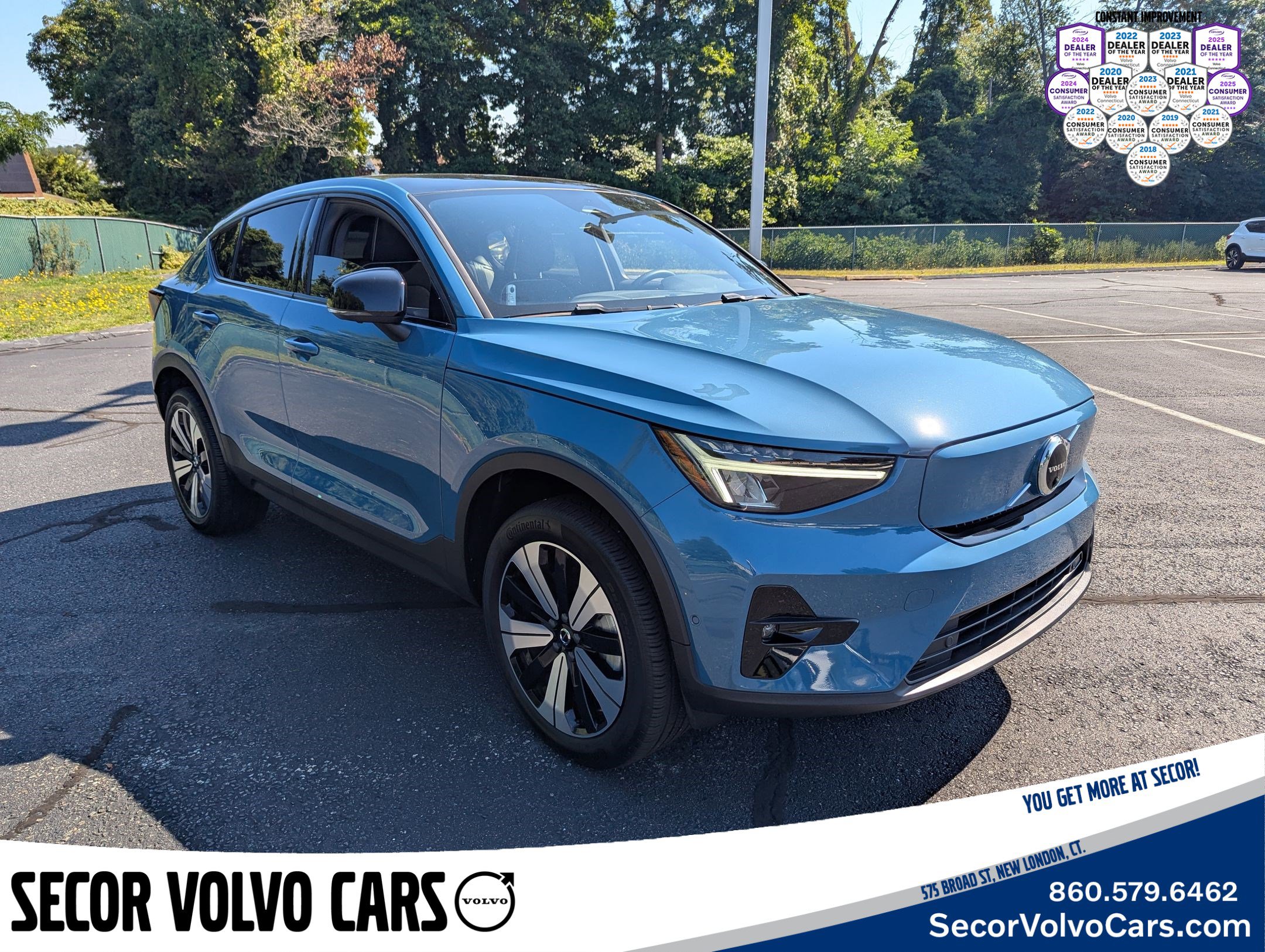 Certified 2023 Volvo C40 Plus with VIN YV4ED3GL9P2052038 for sale in New London, CT
