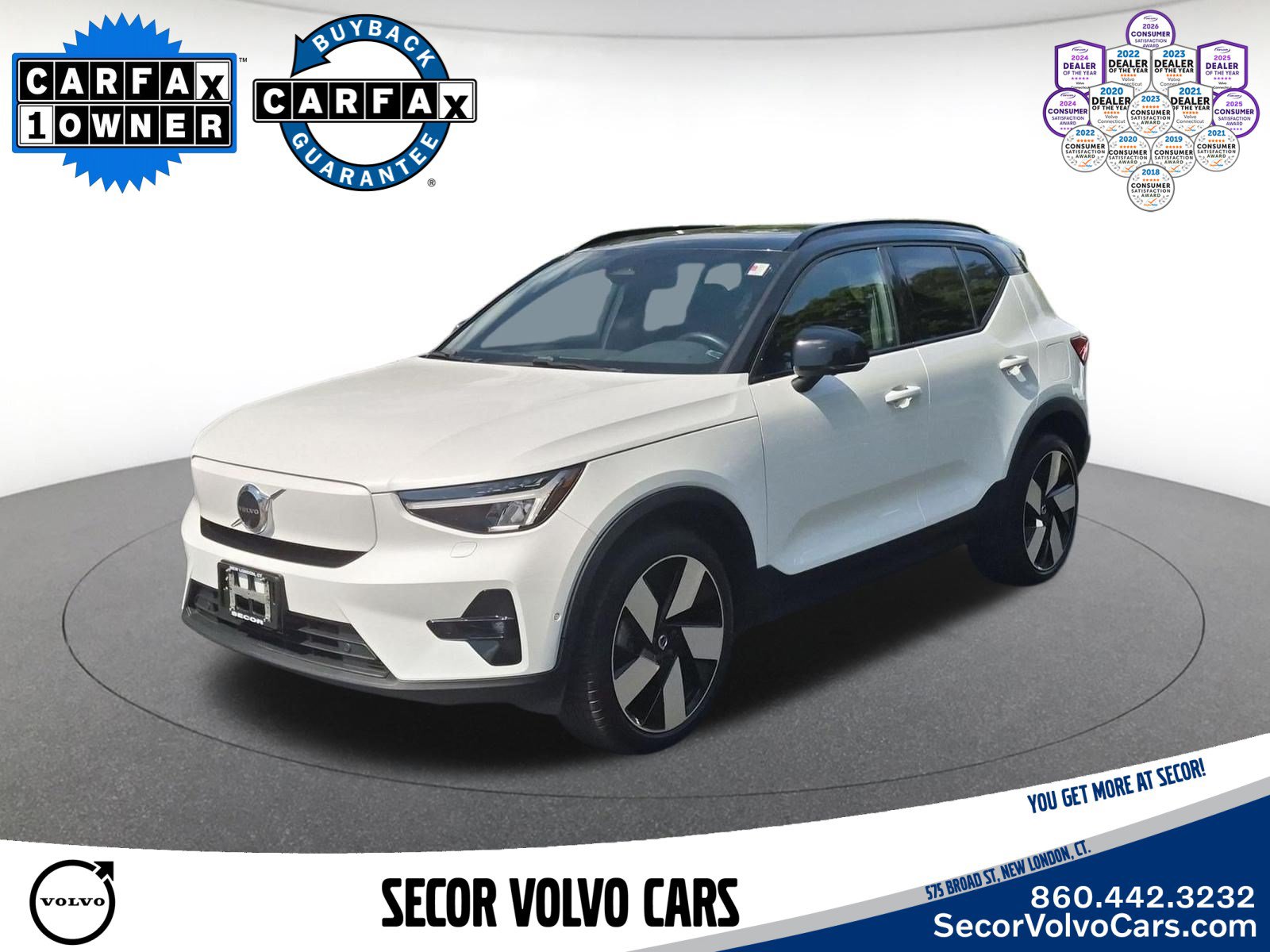 Used 2023 Volvo XC40 Plus with VIN YV4ED3UW0P2038513 for sale in New London, CT