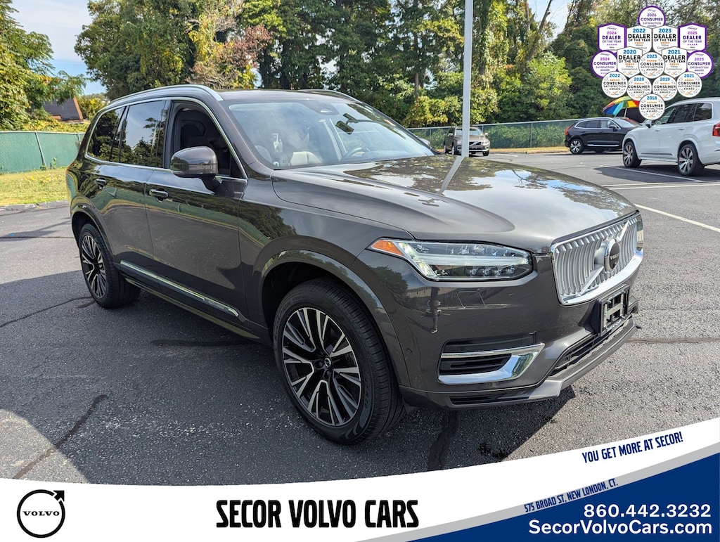 Certified 2024 Volvo XC90 Recharge Plug-In Hybrid Plus Bright Theme T8 eAWD PHEV Plus Bright Theme 7P