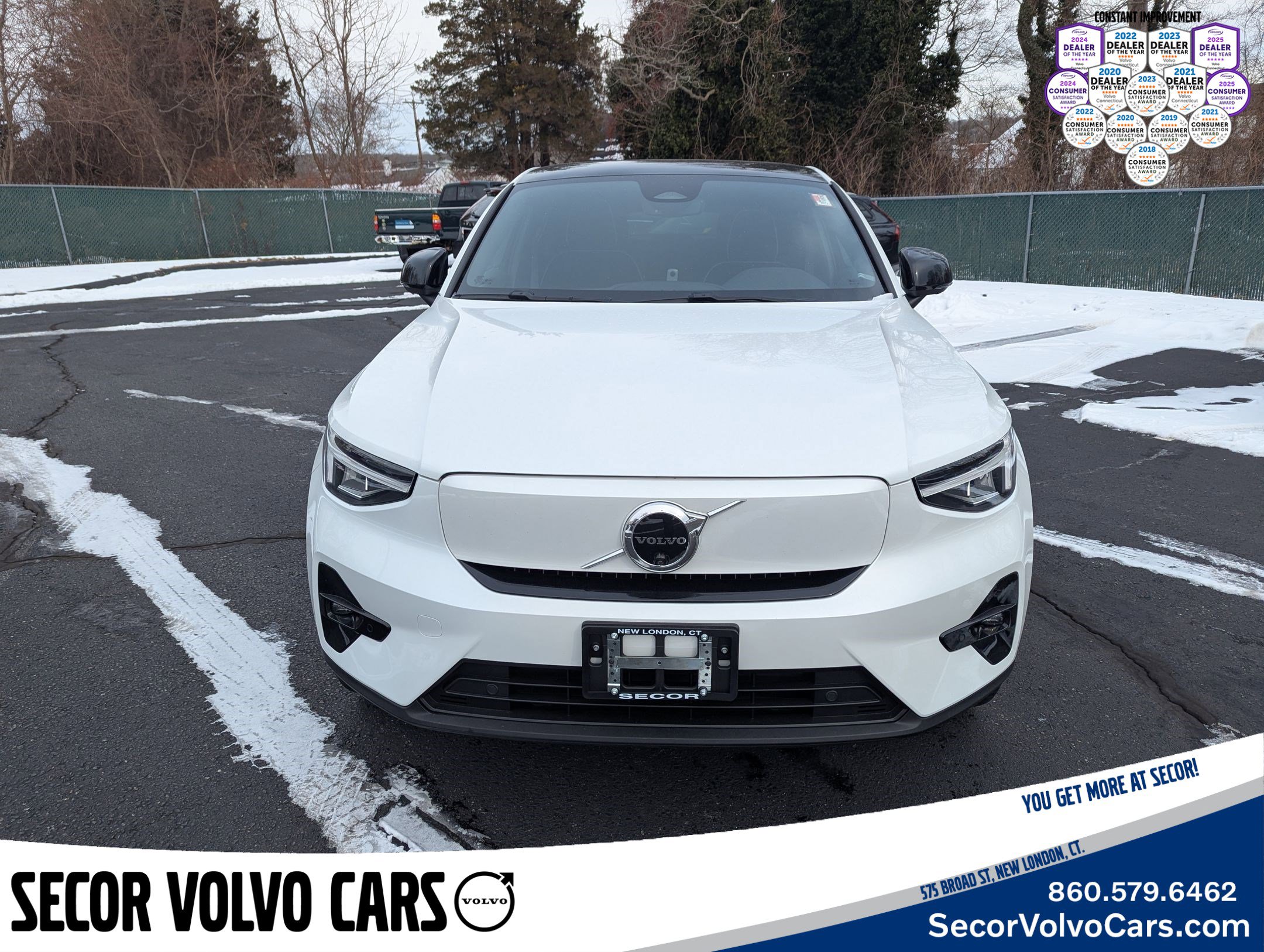 Used 2023 Volvo C40 Plus with VIN YV4ED3GL7P2055262 for sale in New London, CT