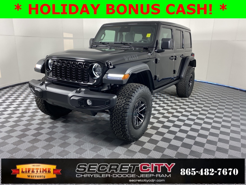 New 2026 Jeep Wrangler 4-DOOR WILLYS Sport Utility
