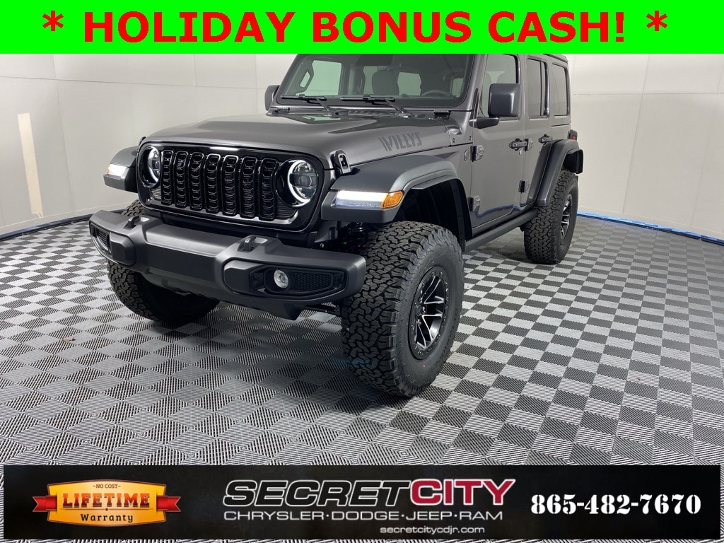 New 2026 Jeep Wrangler 4-DOOR WILLYS Sport Utility