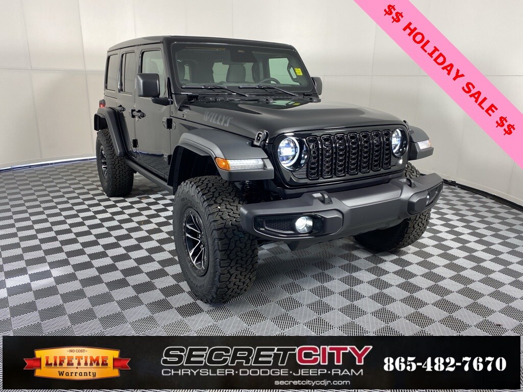 New 2026 Jeep Wrangler 4-DOOR WILLYS Sport Utility