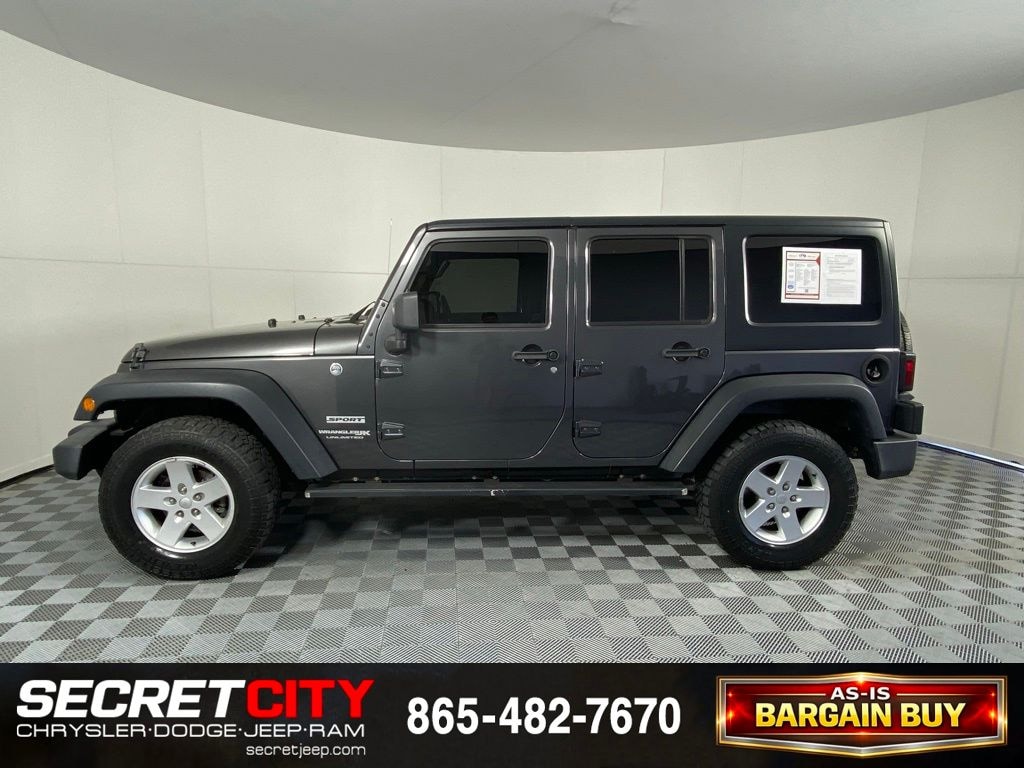 Used 2018 Jeep Wrangler JK Unlimited Sport SUV