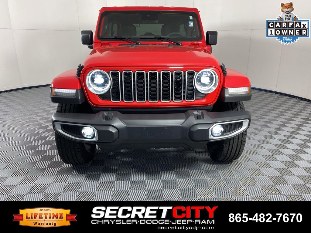 Used 2025 Jeep Wrangler 4xe Sahara 4XE with VIN 1C4RJXP68SW578306 for sale in Oak Ridge, TN