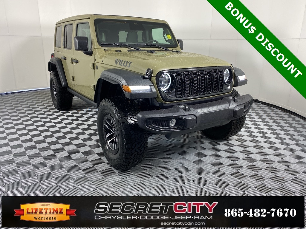 New 2026 Jeep Wrangler 4-DOOR WILLYS Sport Utility