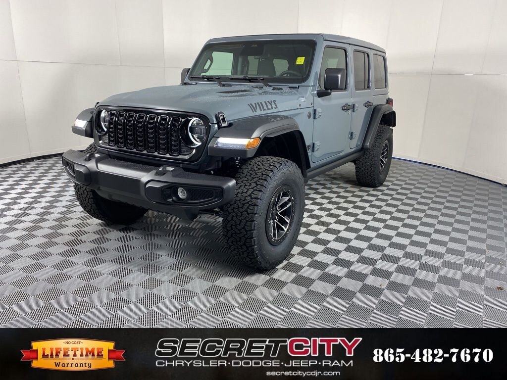 New 2026 Jeep Wrangler 4-DOOR WILLYS Sport Utility