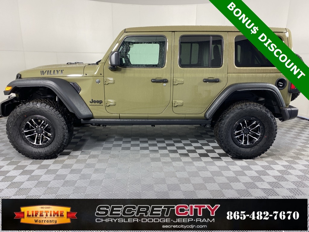 New 2026 Jeep Wrangler 4-DOOR WILLYS Sport Utility