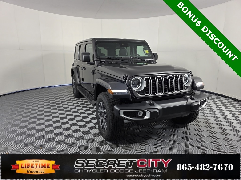 New 2025 Jeep Wrangler 4-DOOR SAHARA Sport Utility