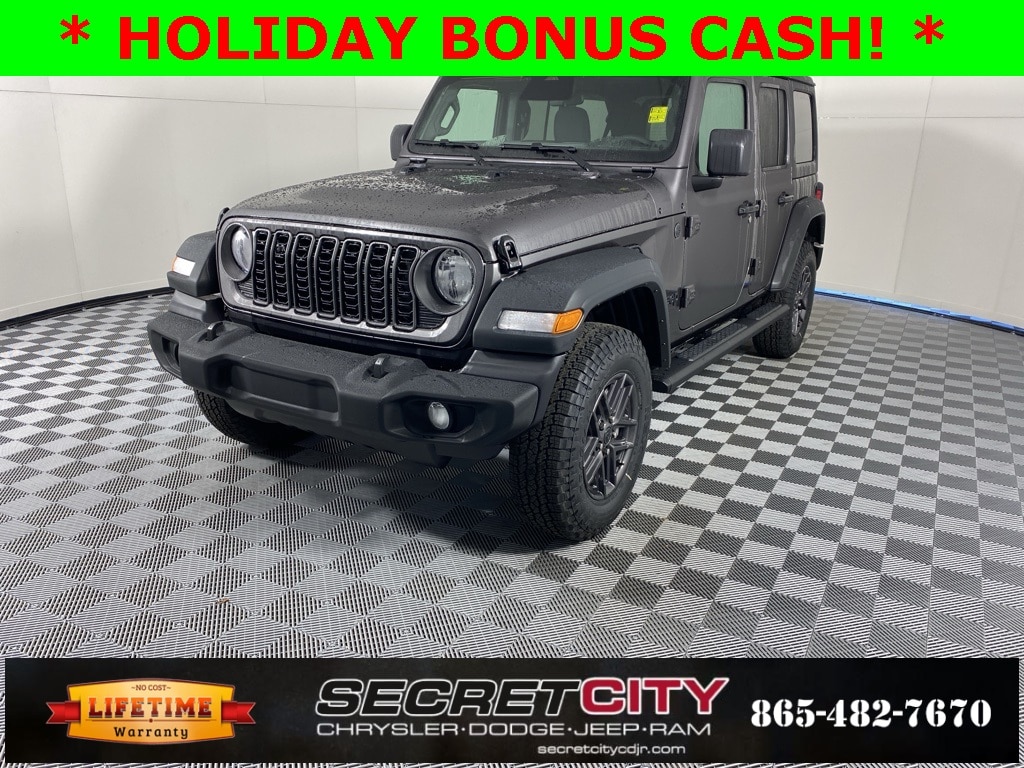 New 2026 Jeep Wrangler 4-DOOR SPORT S Sport Utility