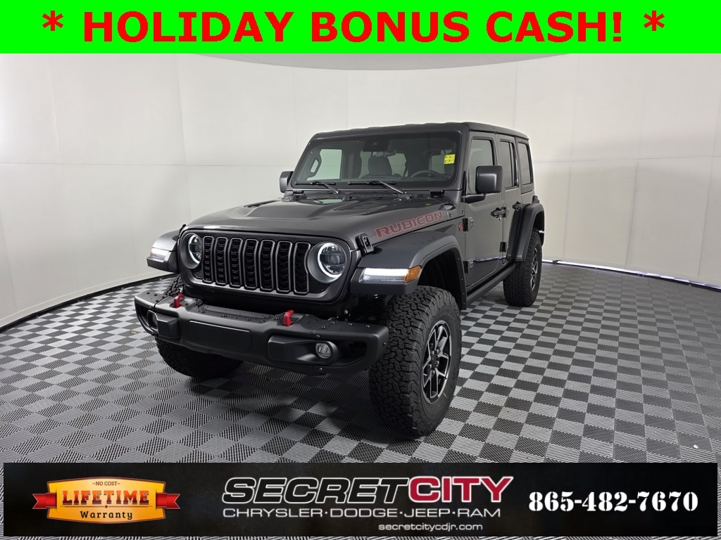 New 2025 Jeep Wrangler 4-DOOR RUBICON Sport Utility
