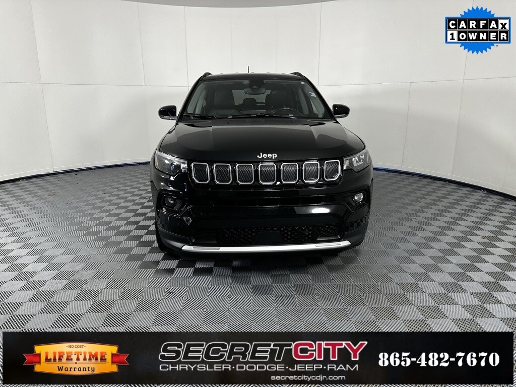 Used 2022 Jeep Compass Limited with VIN 3C4NJDCB0NT174507 for sale in Oak Ridge, TN