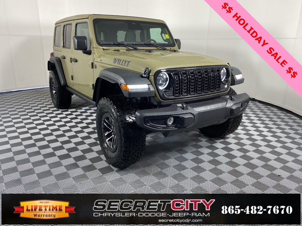 New 2026 Jeep Wrangler 4-DOOR WILLYS Sport Utility