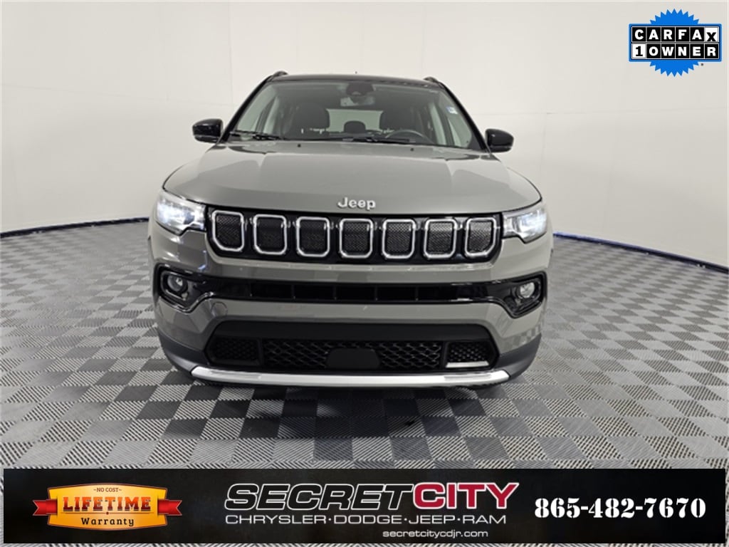 Used 2022 Jeep Compass Limited with VIN 3C4NJDCBXNT225740 for sale in Oak Ridge, TN