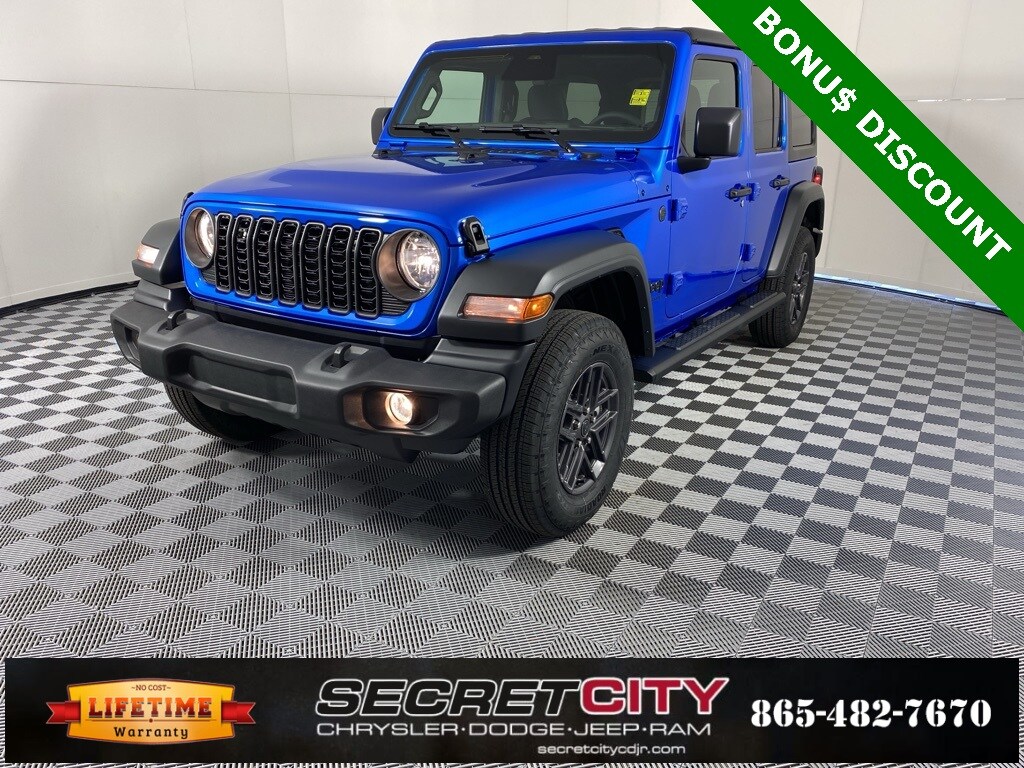 New 2026 Jeep Wrangler 4-DOOR SPORT S Sport Utility