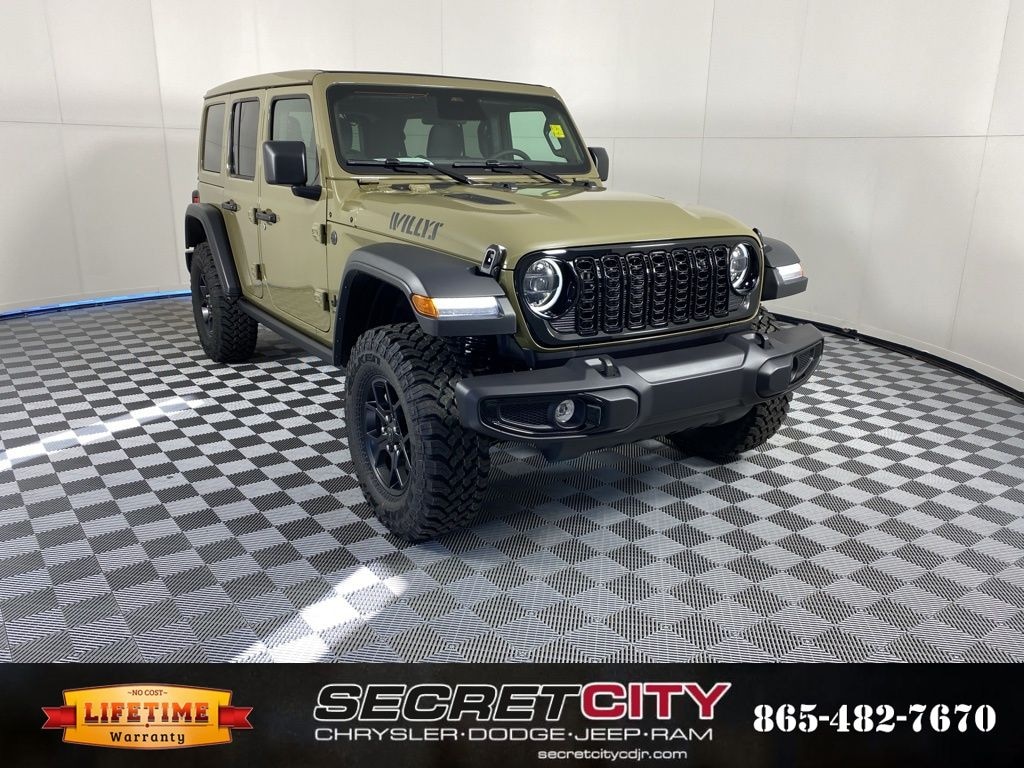 New 2026 Jeep Wrangler 4-DOOR WILLYS Sport Utility