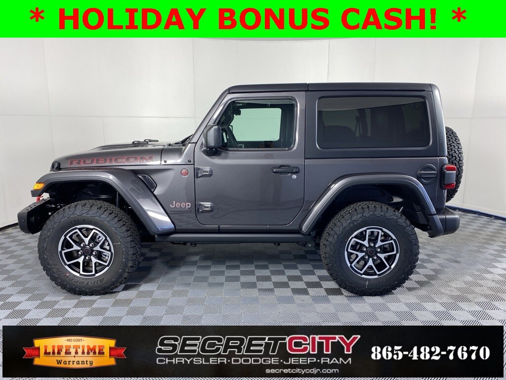 New 2025 Jeep Wrangler 2-DOOR RUBICON Sport Utility