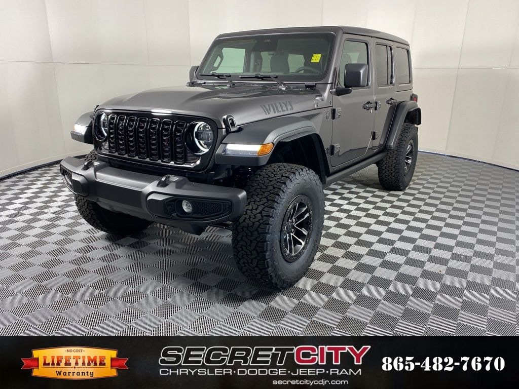 New 2026 Jeep Wrangler 4-DOOR WILLYS Sport Utility