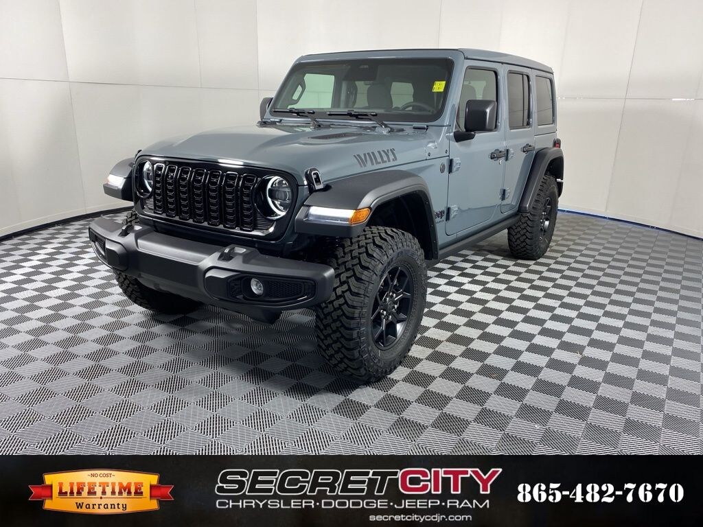New 2026 Jeep Wrangler 4-DOOR WILLYS Sport Utility