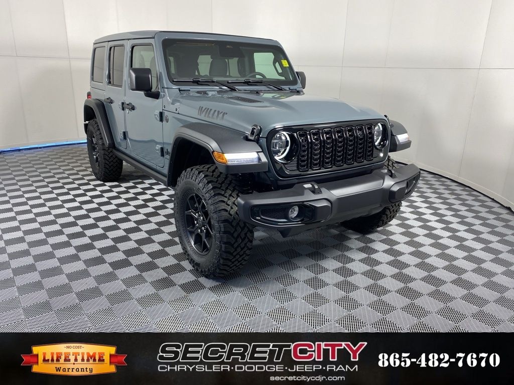 New 2026 Jeep Wrangler 4-DOOR WILLYS Sport Utility