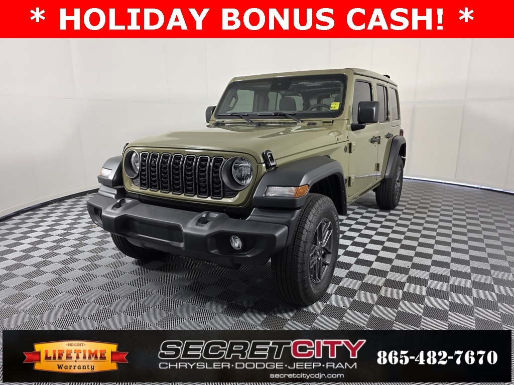 New 2025 Jeep Wrangler 4-DOOR SPORT S Sport Utility