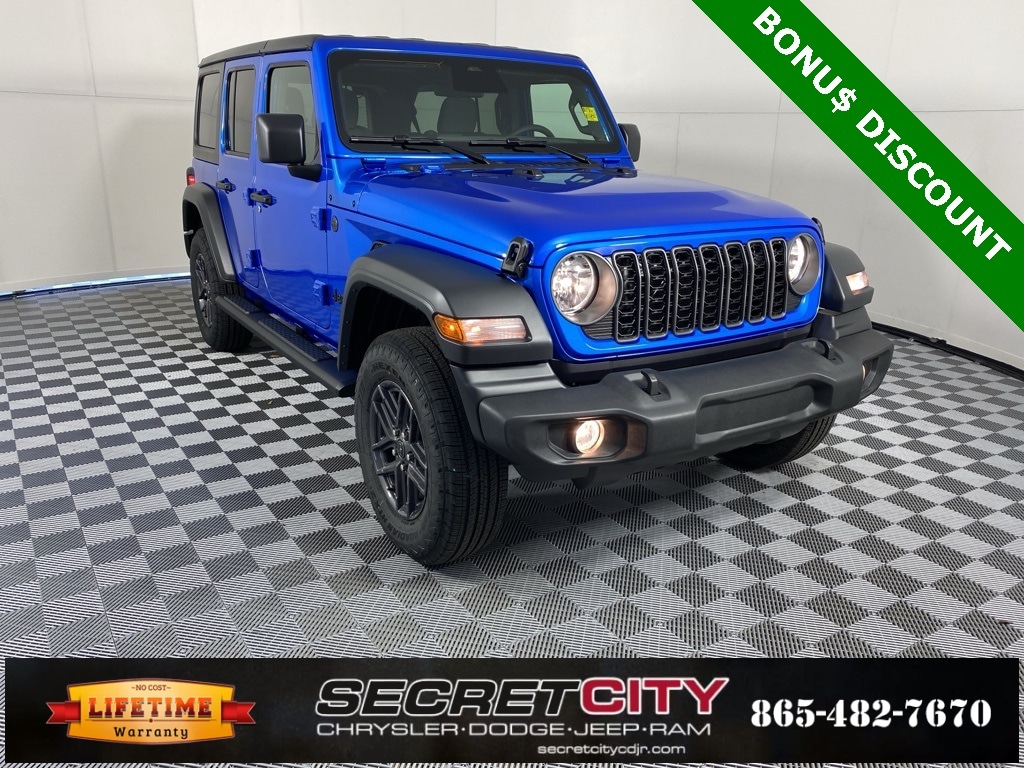 New 2026 Jeep Wrangler 4-DOOR SPORT S Sport Utility