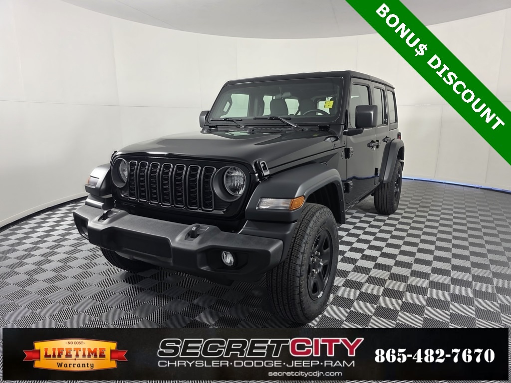 New 2025 Jeep Wrangler 4-DOOR SPORT Sport Utility