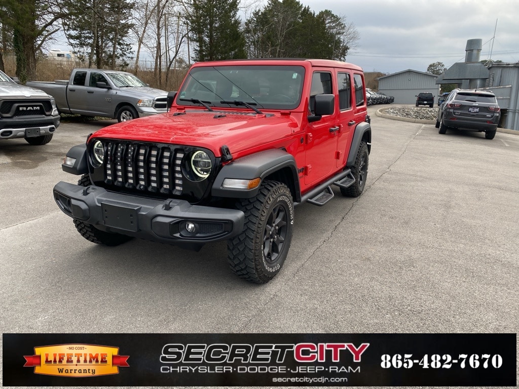 Used 2021 Jeep Wrangler Unlimited Willys SUV