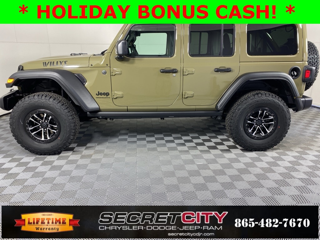 New 2026 Jeep Wrangler 4-DOOR WILLYS Sport Utility