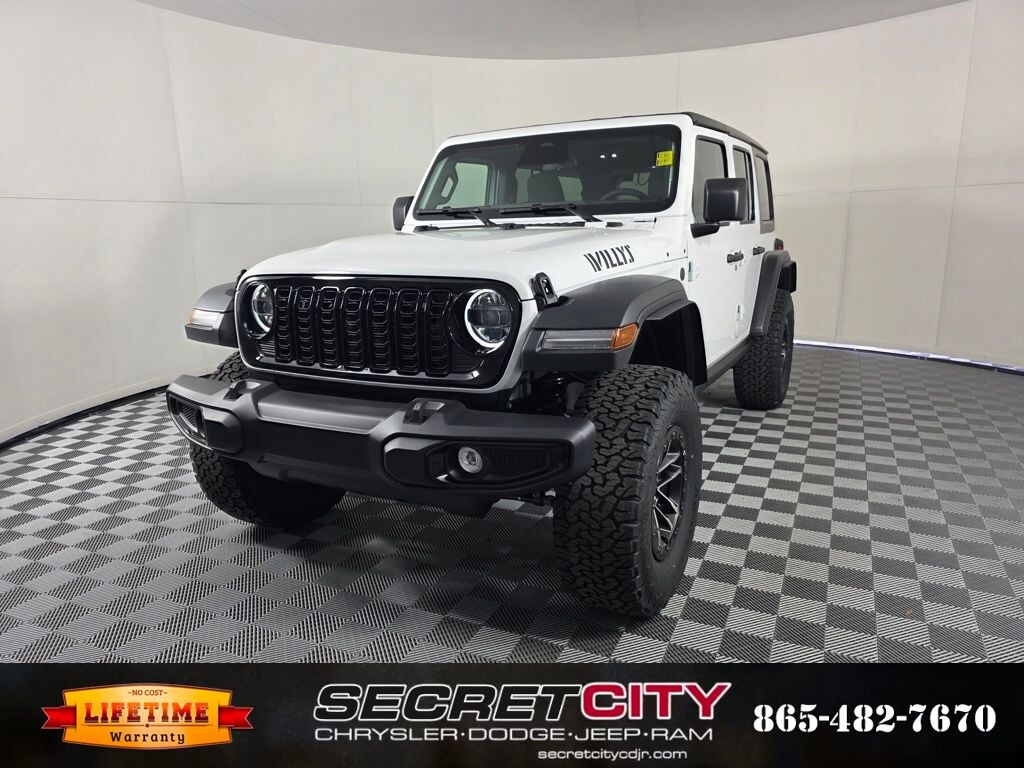 New 2026 Jeep Wrangler 4-DOOR WILLYS Sport Utility