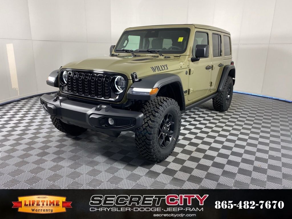 New 2026 Jeep Wrangler 4-DOOR WILLYS Sport Utility