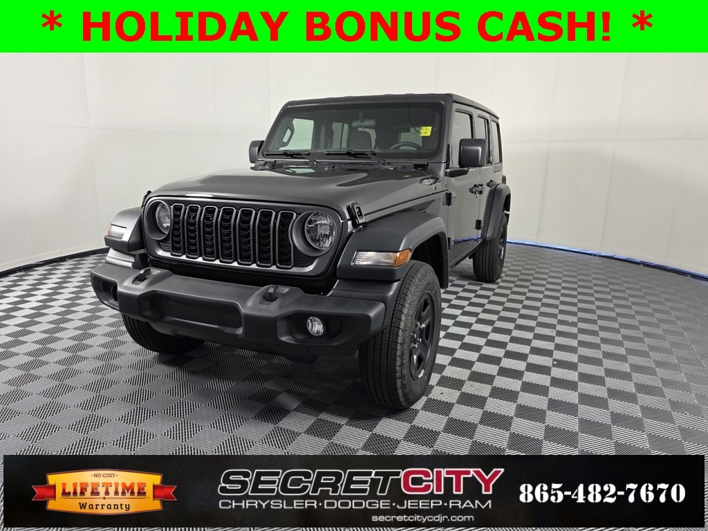 New 2026 Jeep Wrangler 4-DOOR SPORT Sport Utility