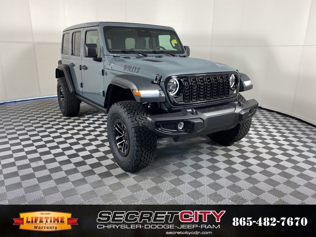 New 2026 Jeep Wrangler 4-DOOR WILLYS Sport Utility