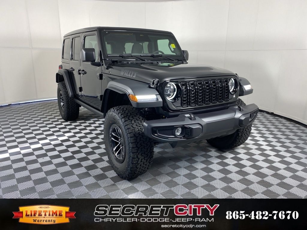 New 2026 Jeep Wrangler 4-DOOR WILLYS Sport Utility