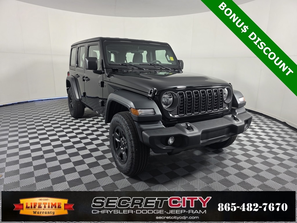 New 2025 Jeep Wrangler 4-DOOR SPORT Sport Utility