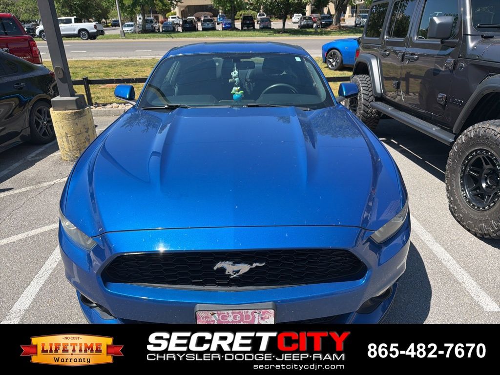 Used 2017 Ford Mustang EcoBoost with VIN 1FA6P8TH4H5271010 for sale in Oak Ridge, TN
