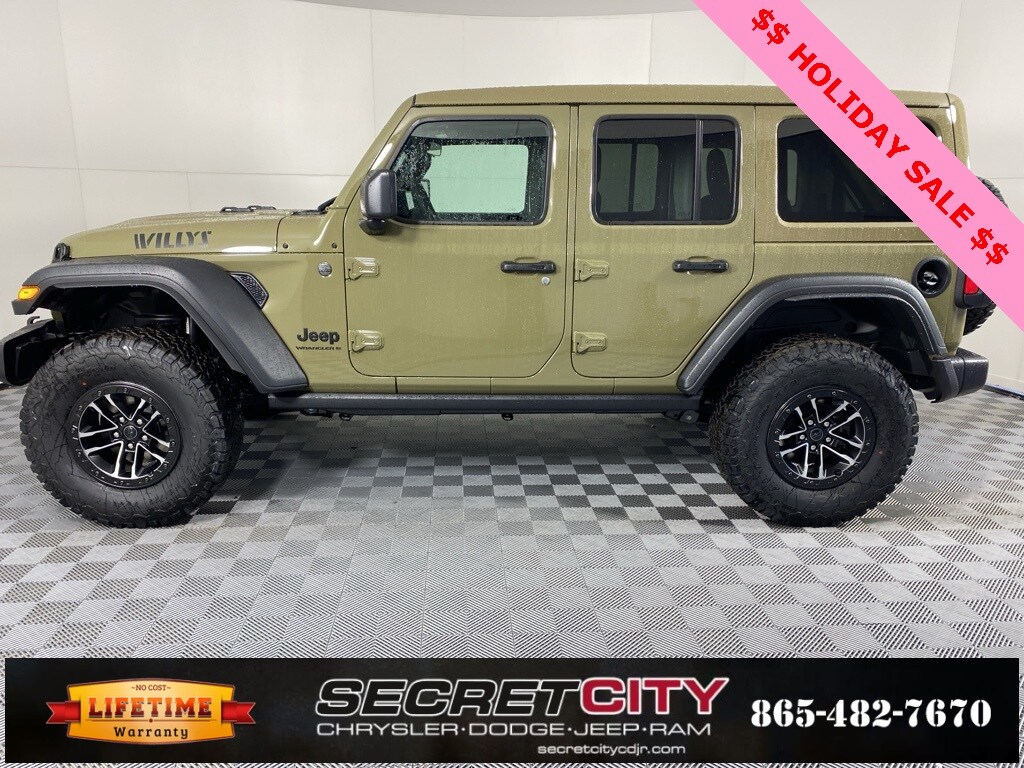 New 2026 Jeep Wrangler 4-DOOR WILLYS Sport Utility