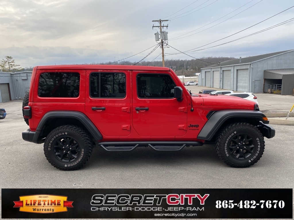 Used 2021 Jeep Wrangler Unlimited Willys SUV