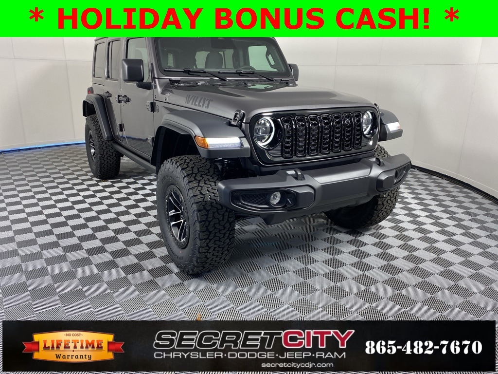 New 2026 Jeep Wrangler 4-DOOR WILLYS Sport Utility
