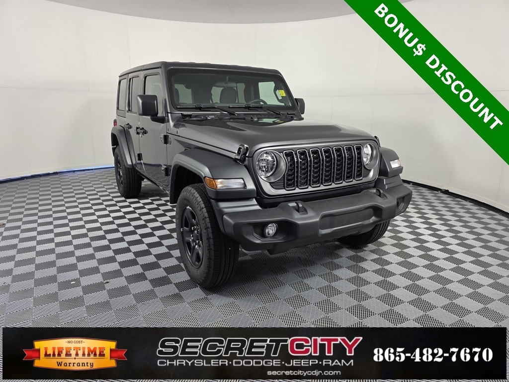 New 2026 Jeep Wrangler 4-DOOR SPORT Sport Utility