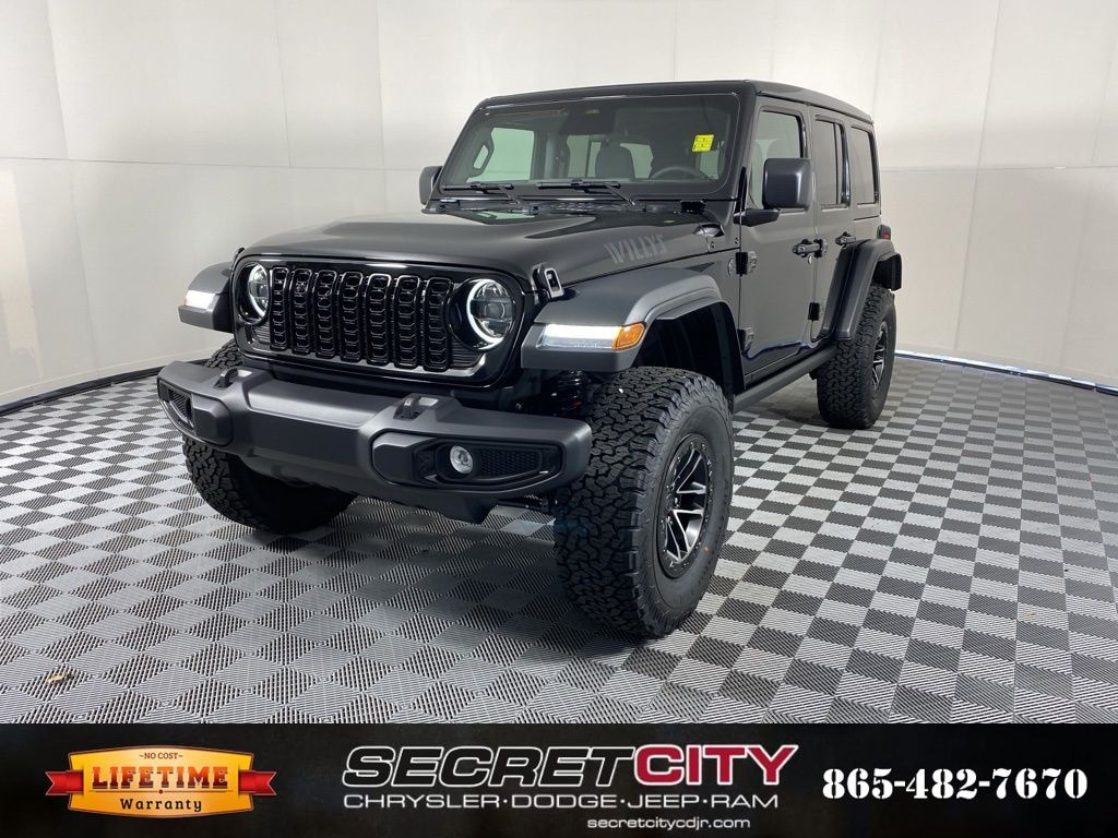 New 2026 Jeep Wrangler 4-DOOR WILLYS Sport Utility