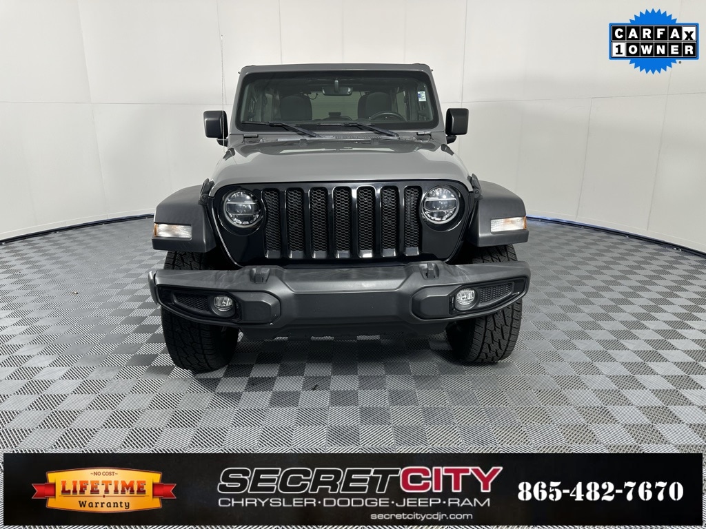 Used 2021 Jeep Wrangler Unlimited Willys with VIN 1C4HJXDM0MW623658 for sale in Oak Ridge, TN