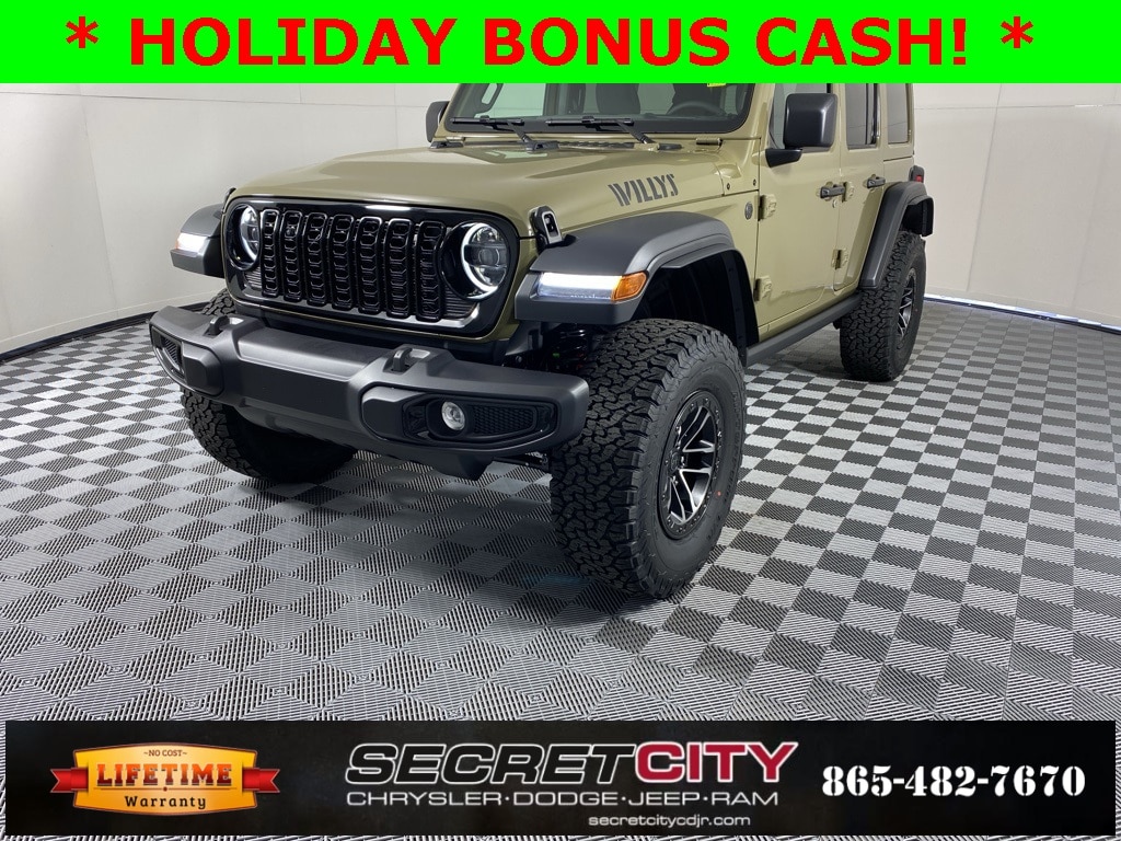 New 2026 Jeep Wrangler 4-DOOR WILLYS Sport Utility