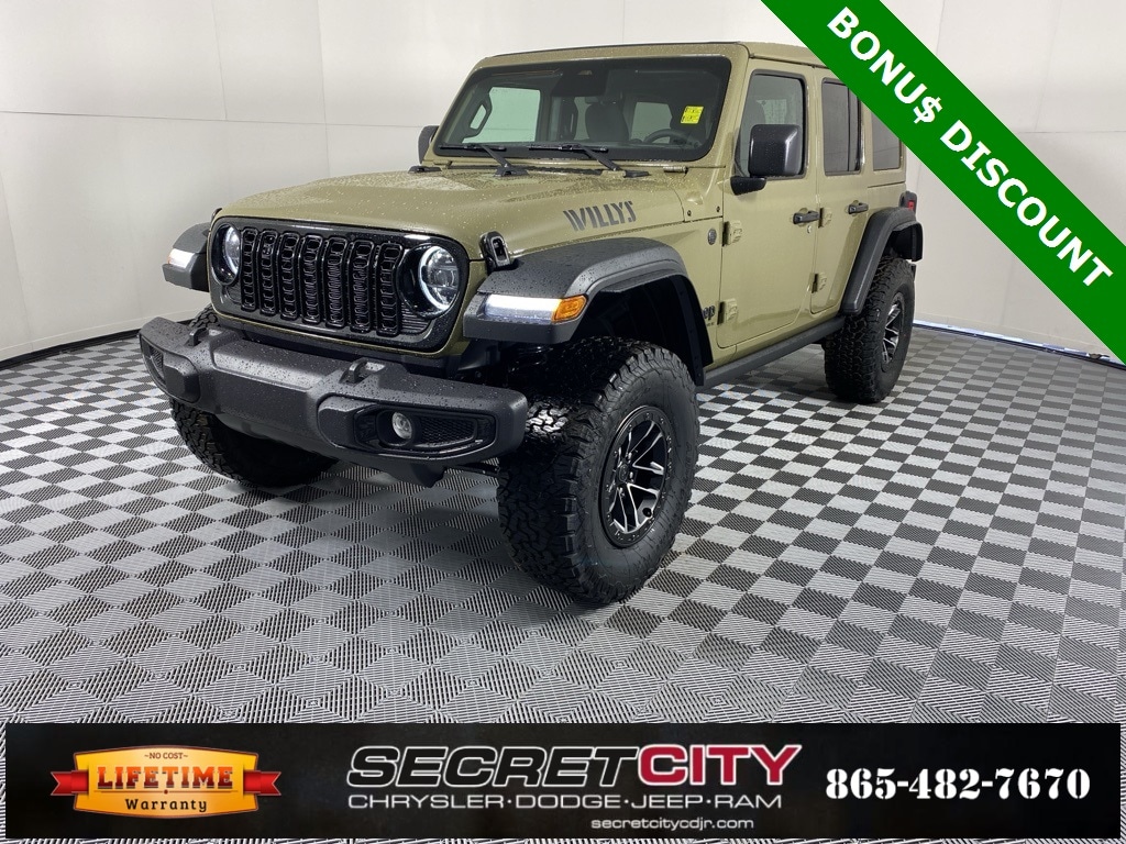 New 2026 Jeep Wrangler 4-DOOR WILLYS Sport Utility