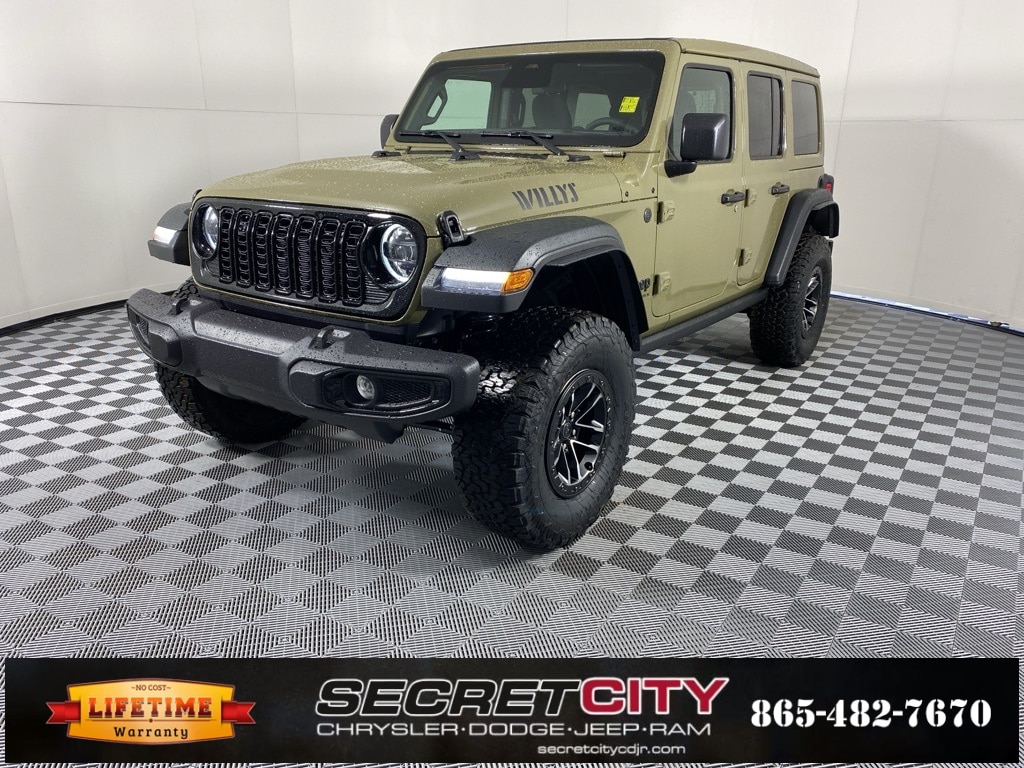 New 2026 Jeep Wrangler 4-DOOR WILLYS Sport Utility