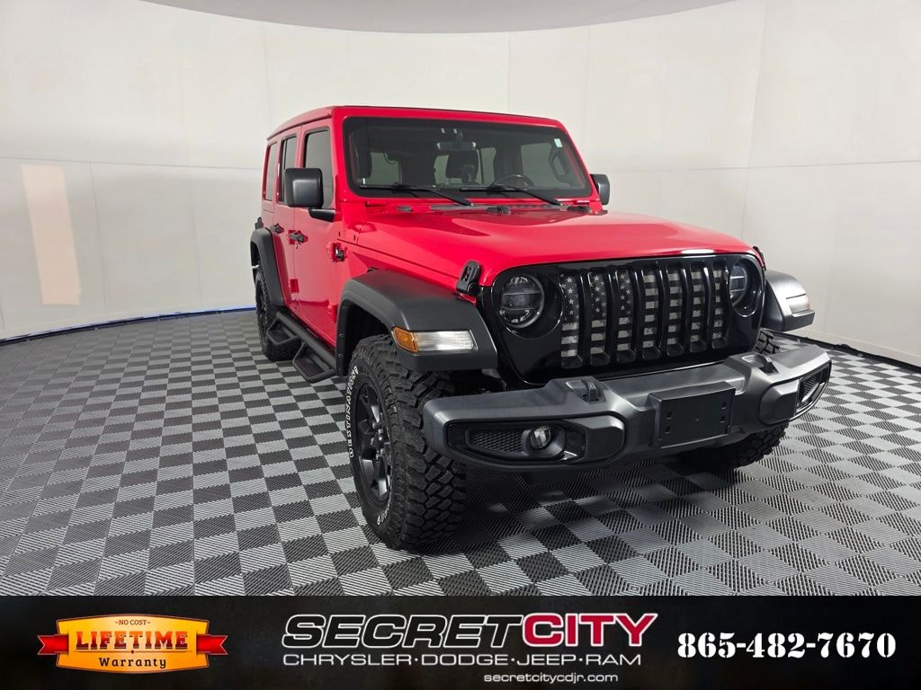 Used 2021 Jeep Wrangler Unlimited Willys SUV
